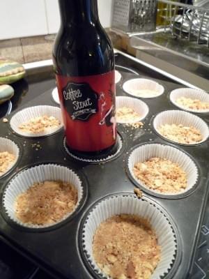 Cheesecake au potiron et au coulis de Coffee Stout - la pâte Cheesecake au potiron et au coulis de Coffee Stout - la pâte