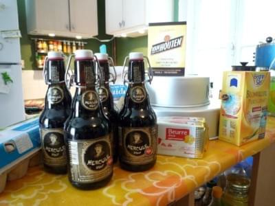 Gâteau de mariage à la Hercule Stout - les ingrédients Gâteau de mariage à la Hercule Stout - les ingrédients