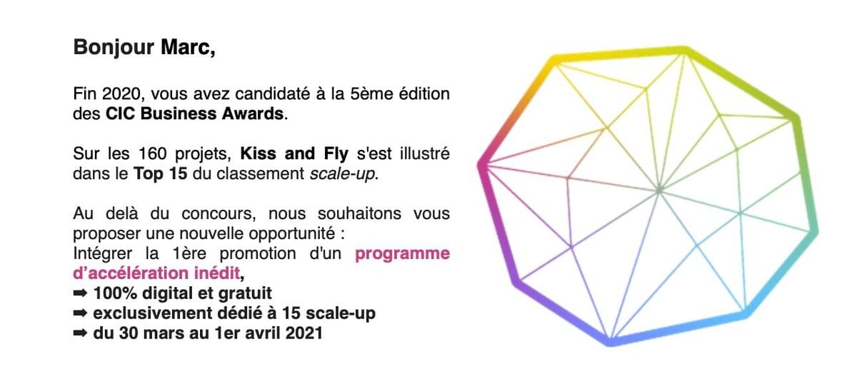 CIC Business Awards, scale-up, workshop, partenariat, KISS AND FLY, développement, partenaire, entreprenariat, fortune cookie personnalisé, biscuit personnalisé, made in France CIC Business Awards, scale-up, workshop, partenariat, KISS AND FLY, développement, partenaire, entreprenariat, fortune cookie personnalisé, biscuit personnalisé, made in France