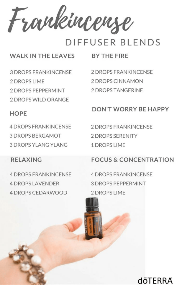 Use frankincense in a diffuser to help with mood and focus Use frankincense in a diffuser to help with mood and focus