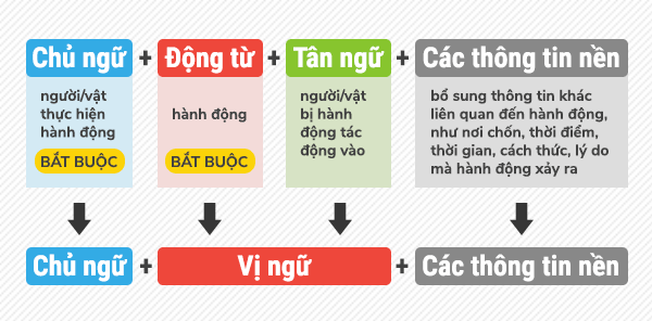 Chức năng, vị trí của tân ngữ Chức năng, vị trí của tân ngữ
