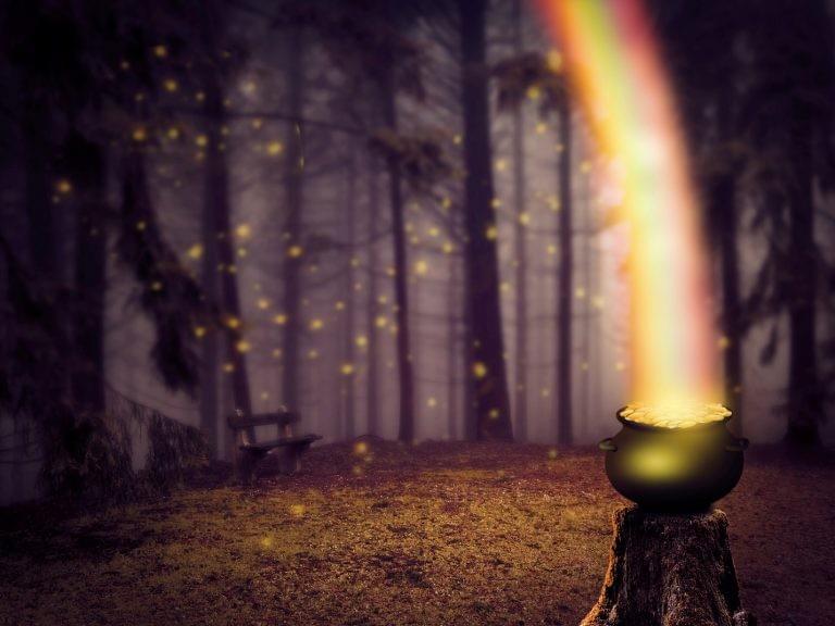 The pot of gold at the end of a rainbow suggests a silver bullet - an illusion The pot of gold at the end of a rainbow suggests a silver bullet - an illusion