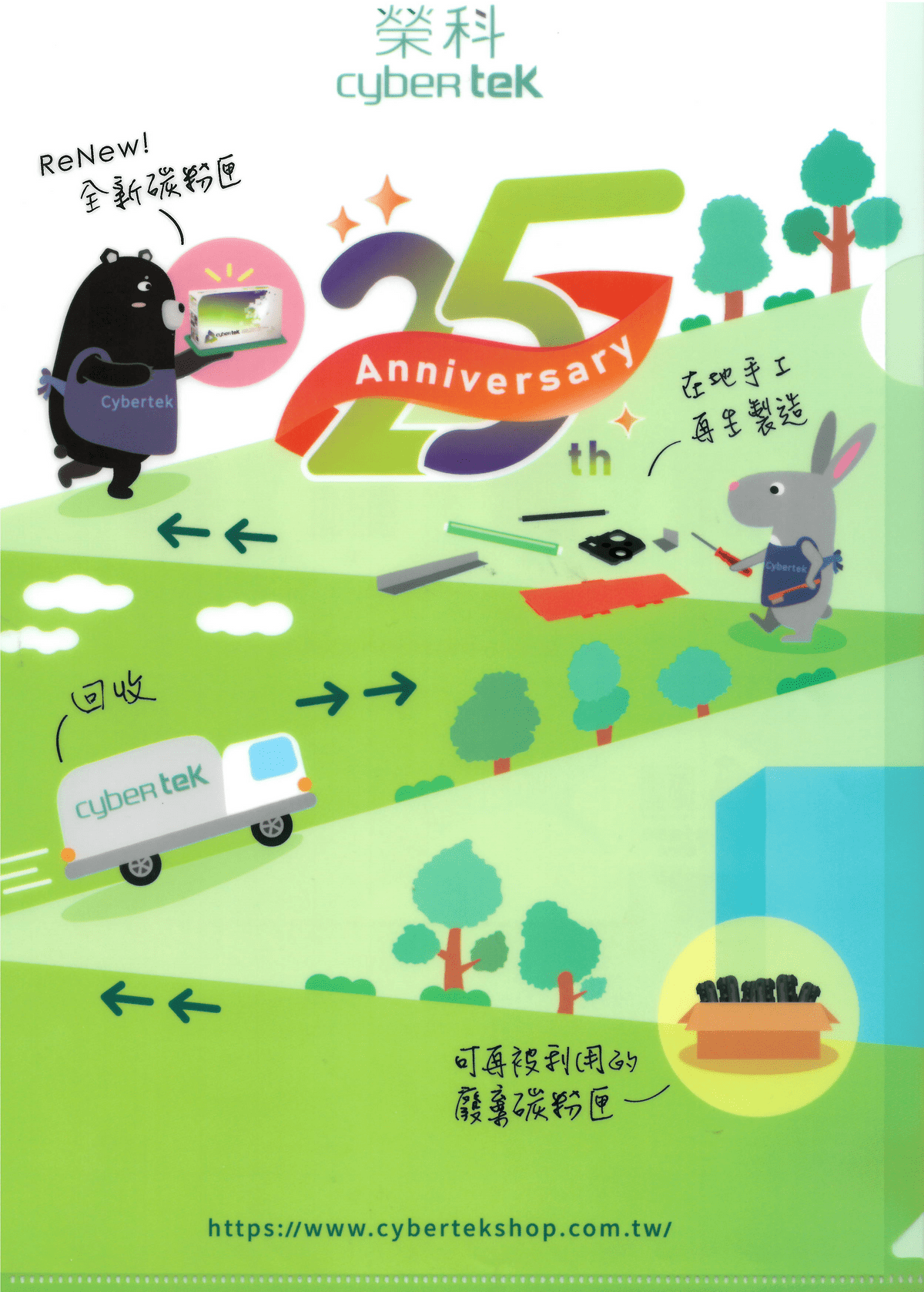 榮科Cybertek25周年紀念版資料夾 榮科Cybertek25周年紀念版資料夾