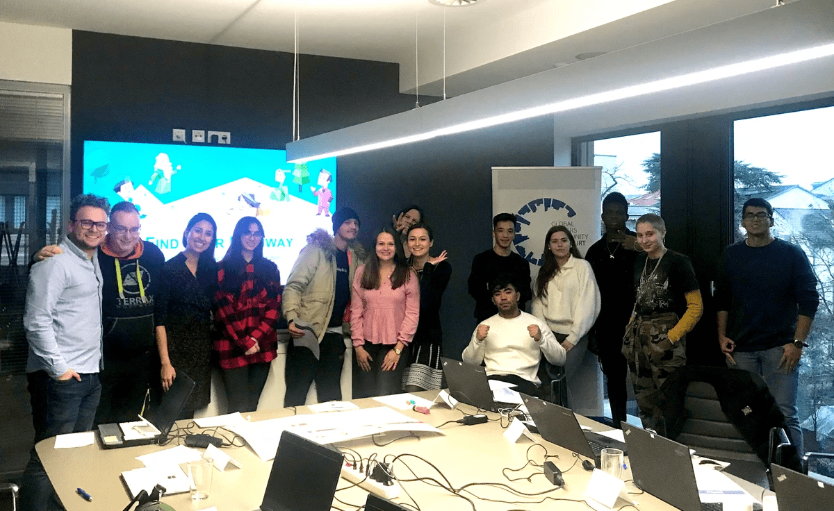 Unsere Trainerinnen mit den TeilnehmerInnen des Skills Assessment Workshops Unsere Trainerinnen mit den TeilnehmerInnen des Skills Assessment Workshops