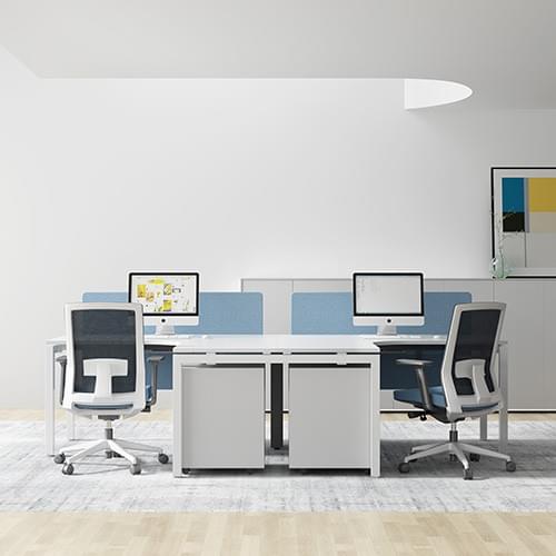 Modern 2 person partitions office Modern 2 person partitions office