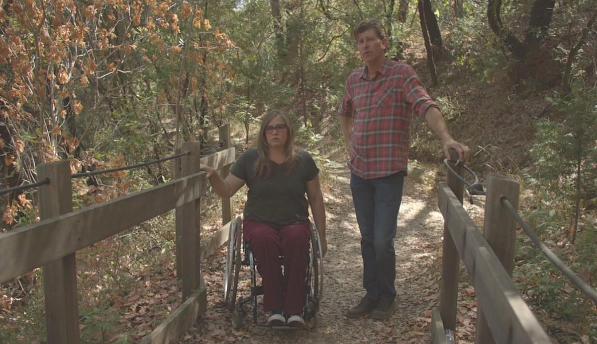 Ana Acton and Alden Olmsted — on location for ‘A Wild Independence’ Ana Acton and Alden Olmsted — on location for ‘A Wild Independence’