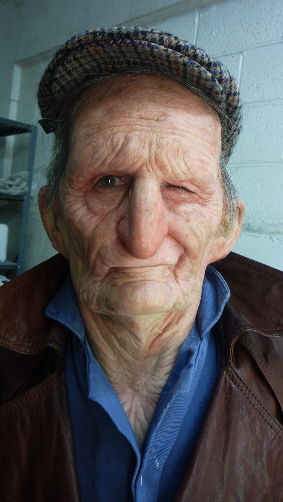 Old age makeup application from HOD Bobby McGlynn in Odyssey Studios Limerick Old age makeup application from HOD Bobby McGlynn in Odyssey Studios Limerick