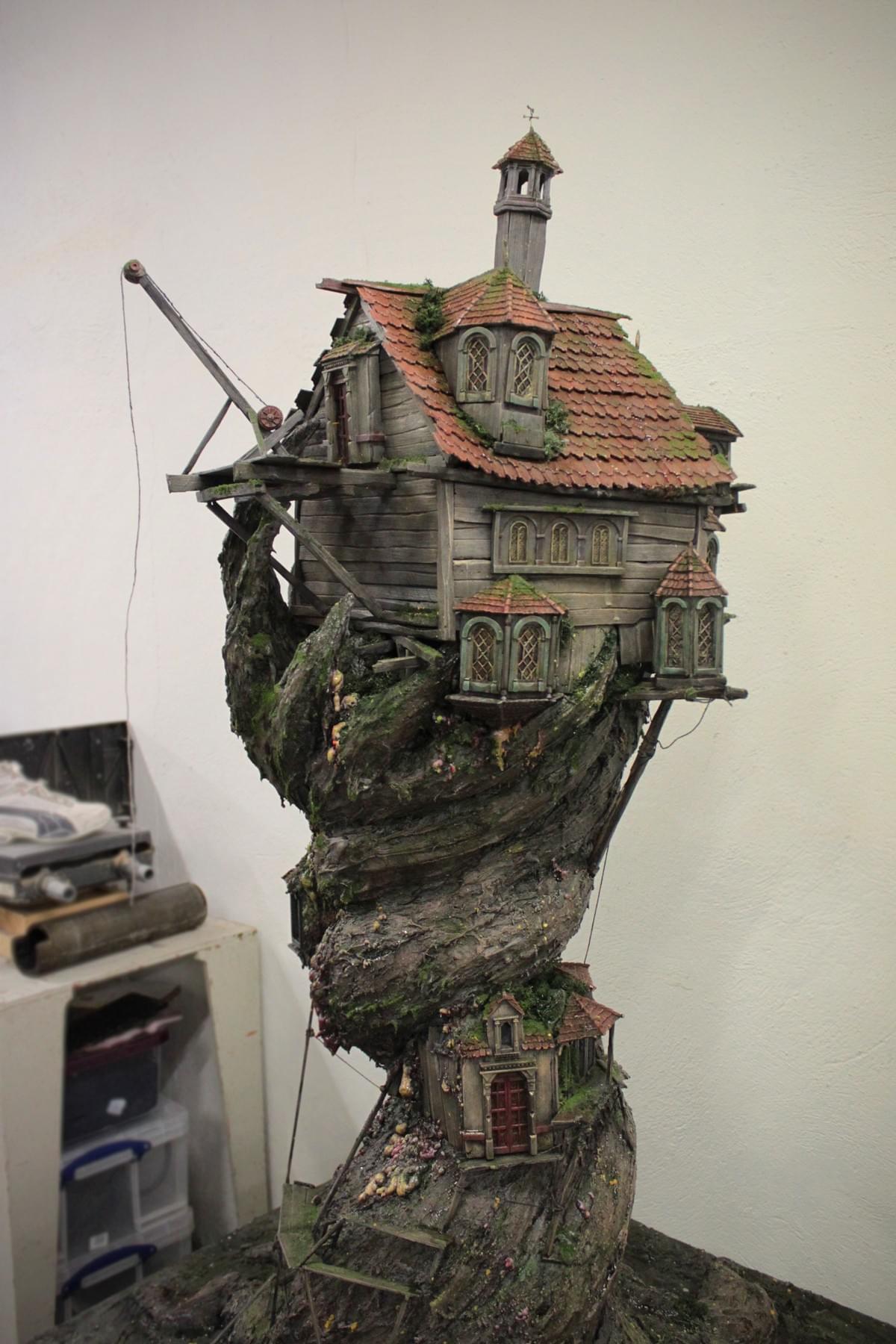 Fantasy tree house made by Mark Maher from Odyssey Studios Limerick Fantasy tree house made by Mark Maher from Odyssey Studios Limerick