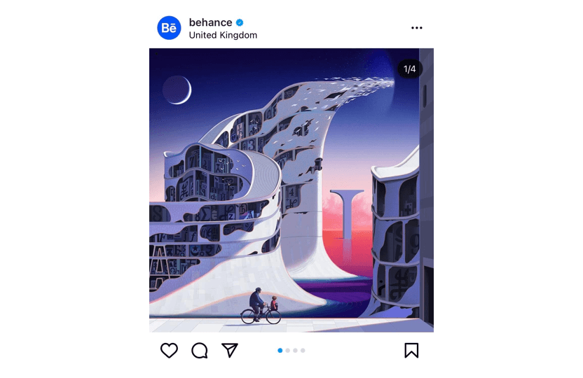 Behance sur Instagram art numérique Behance sur Instagram art numérique