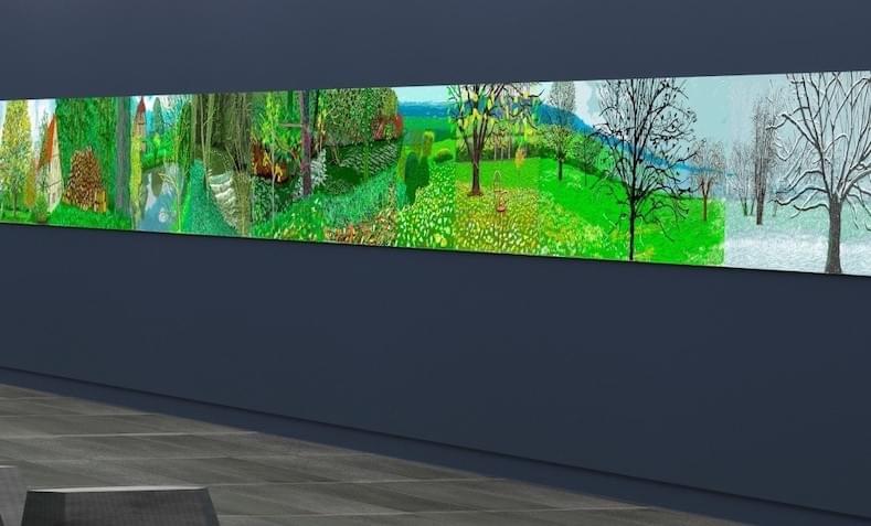 David Hockney, A Year in Normandy art numérique David Hockney, A Year in Normandy art numérique