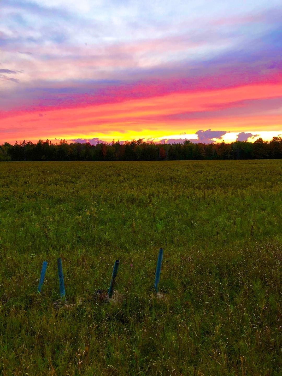 upper peninsula fall sunset upper peninsula fall sunset