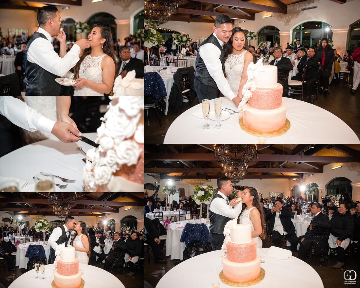 bridges golf club wedding san ramon photographer cake cutting filipino cambodian wedding bridges golf club wedding san ramon photographer cake cutting filipino cambodian wedding