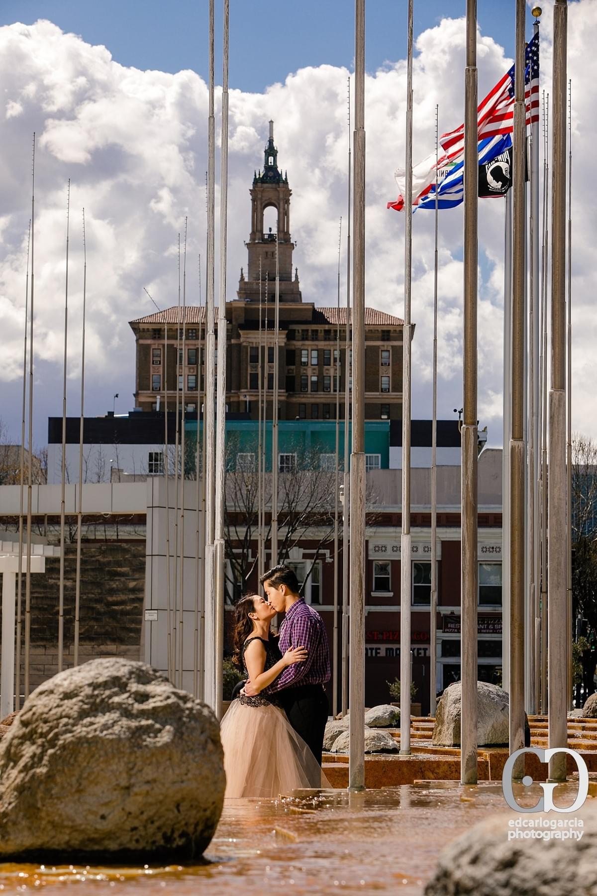 San Jose Engagement Photographer - San Jose City Hall - Sharon and Doug San Jose Engagement Photographer - San Jose City Hall - Sharon and Doug