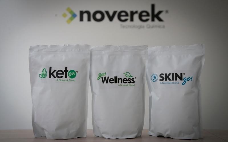 Algunas de las propuestas más innovadoras de Noverek son los sustitutos de azúcar y grasa, emulsificantes, estabilizantes y mezclas de proteínas vegetales presentes en la línea Go By Noverek. EL INFORMADOR/F. Atilano Algunas de las propuestas más innovadoras de Noverek son los sustitutos de azúcar y grasa, emulsificantes, estabilizantes y mezclas de proteínas vegetales presentes en la línea Go By Noverek. EL INFORMADOR/F. Atilano