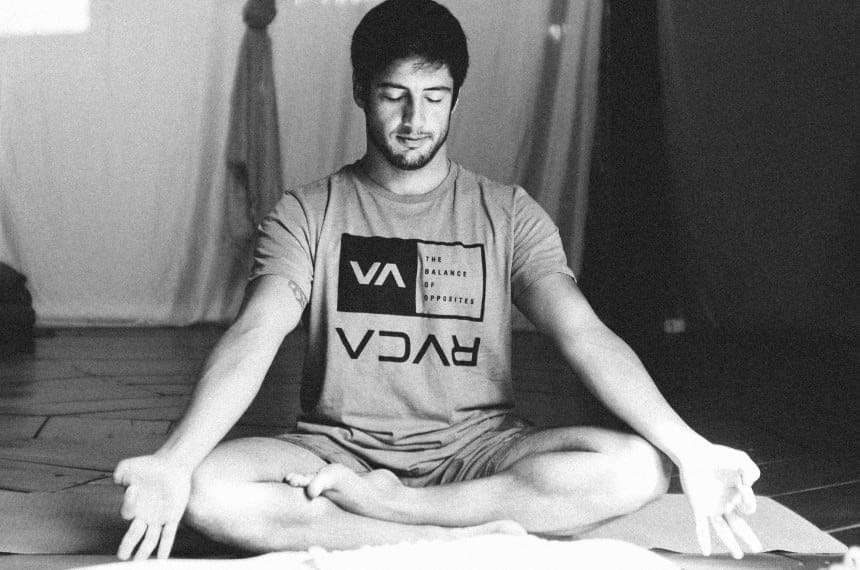 Mário, praticante de Yoga. (fonte: Projeto Draft) Mário, praticante de Yoga. (fonte: Projeto Draft)