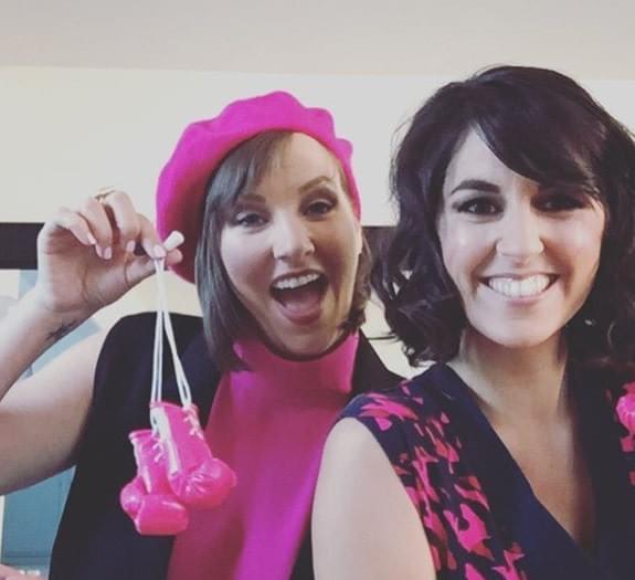 Owner and Designer of AnaOno, Dana Donofree and Founder of Fighting Pretty, Kara Skaflestad Owner and Designer of AnaOno, Dana Donofree and Founder of Fighting Pretty, Kara Skaflestad