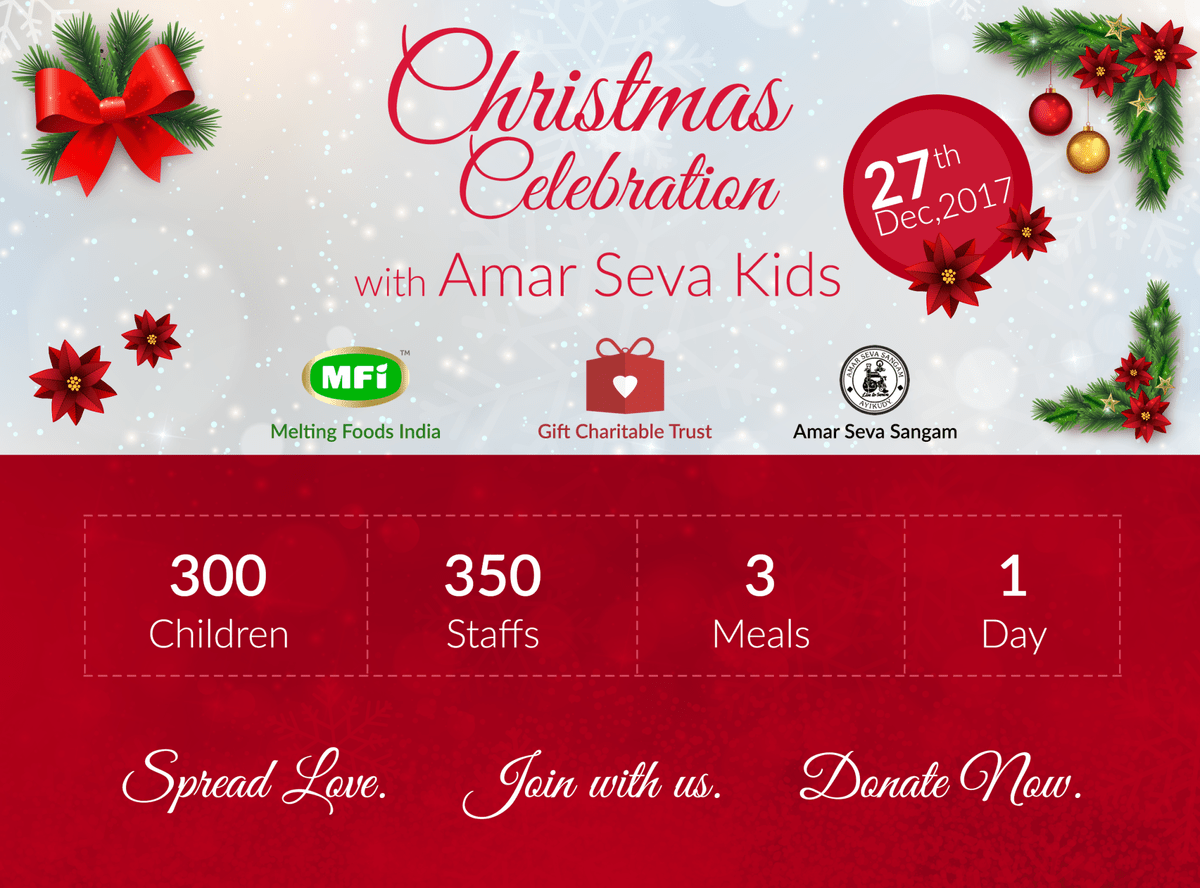 Christmas Celebration with Amar Seva Sangam Kids - Gift Charitable Trust Christmas Celebration with Amar Seva Sangam Kids - Gift Charitable Trust