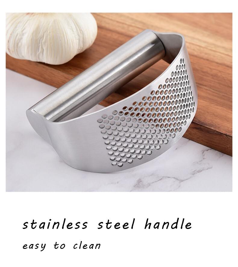 SUS304/316L Garlic Press Home Kitchen/stainless steel arc garlic press supplier China SUS304/316L Garlic Press Home Kitchen/stainless steel arc garlic press supplier China