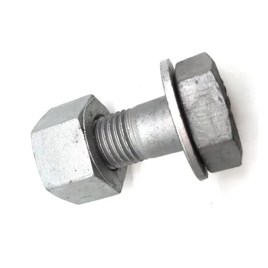 Hot dip zinc coated bolts made of low or medium carbon steel with galvanized Hot dip zinc coated bolts made of low or medium carbon steel with galvanized