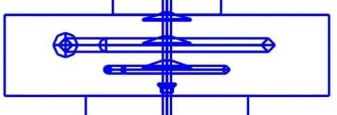 Definition of distance d between fitting collar and ring centre lines. Definition of distance d between fitting collar and ring centre lines.