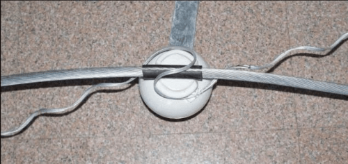Aluminum Captured Pad Helical Top Tie, Distribution Tie with Pad, Contoured Pad Spool and Side Tie manufacturer Aluminum Captured Pad Helical Top Tie, Distribution Tie with Pad, Contoured Pad Spool and Side Tie manufacturer