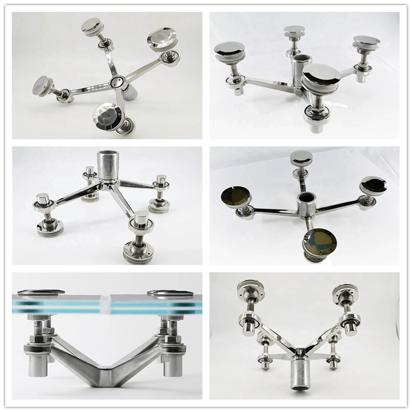 Stainless steel 304 glass curtain wall spider fitting of china manufactory /claw /glass catcher/glass project Stainless steel 304 glass curtain wall spider fitting of china manufactory /claw /glass catcher/glass project
