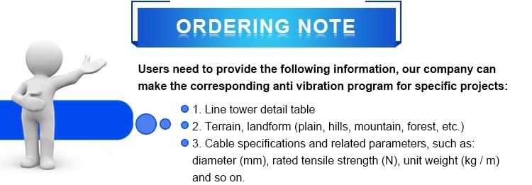 vibration dampers design with preformed armour rods,make the corresponding anti vibration program for specific projects, vibration dampers design with preformed armour rods,make the corresponding anti vibration program for specific projects,