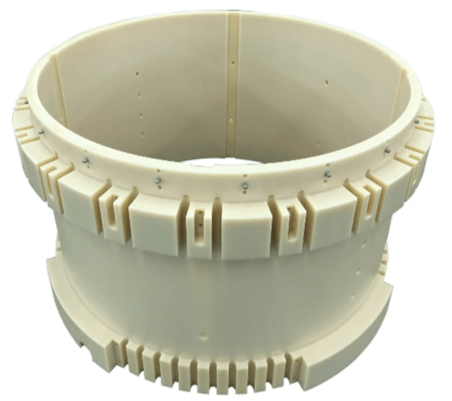 PTFE corrosive fluid conduit and connector accessories machined service machining parts factory PTFE corrosive fluid conduit and connector accessories machined service machining parts factory