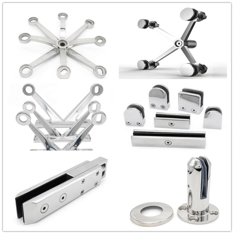 304/316 stainless steel glass clamp/glass spider / glass spider fittings 4 arms manufacturer 304/316 stainless steel glass clamp/glass spider / glass spider fittings 4 arms manufacturer