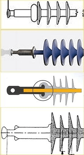 Examples of four typical end fitting designs. Examples of four typical end fitting designs.