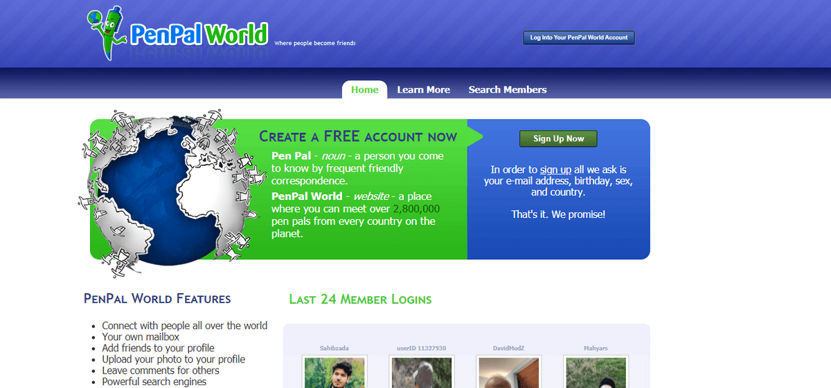 Penpalworld web Penpalworld web