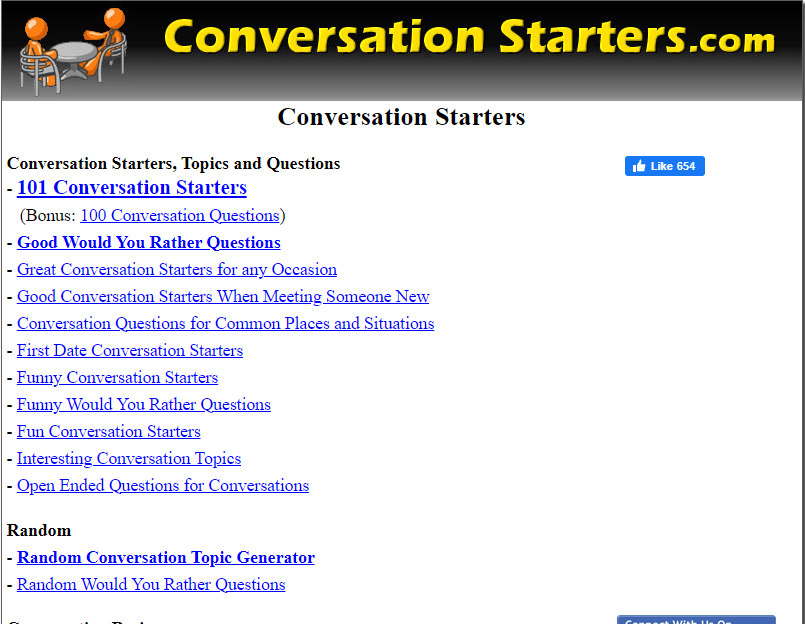 conversationstarters website conversationstarters website