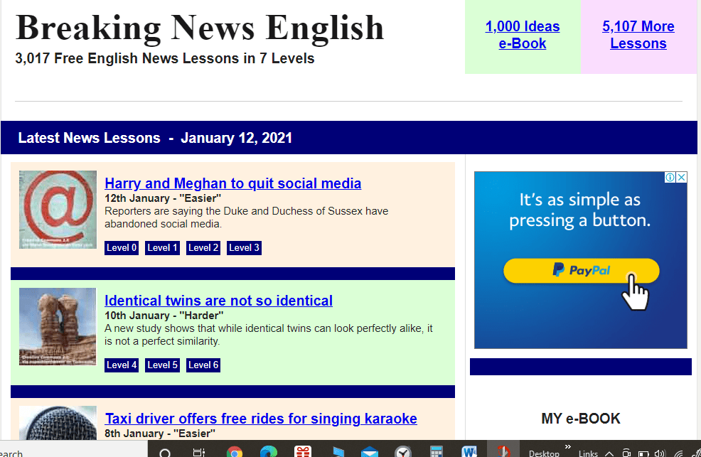 Breaking News English Breaking News English