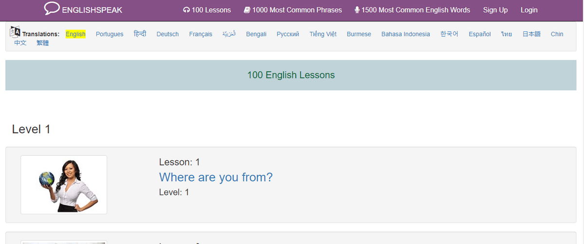 englishspeaking web englishspeaking web