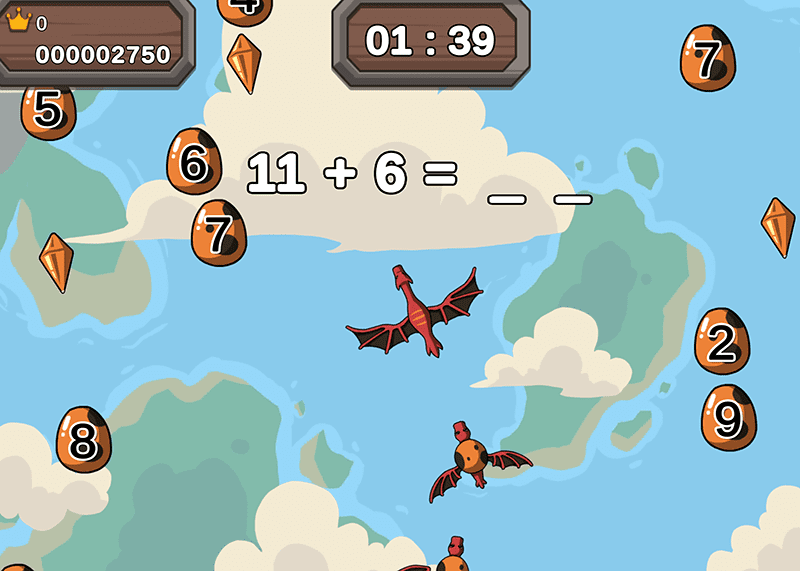Dragon Whiz’s math game teaches kids and keeps them busy. Image courtesy of Dragon Whiz. Dragon Whiz’s math game teaches kids and keeps them busy. Image courtesy of Dragon Whiz.