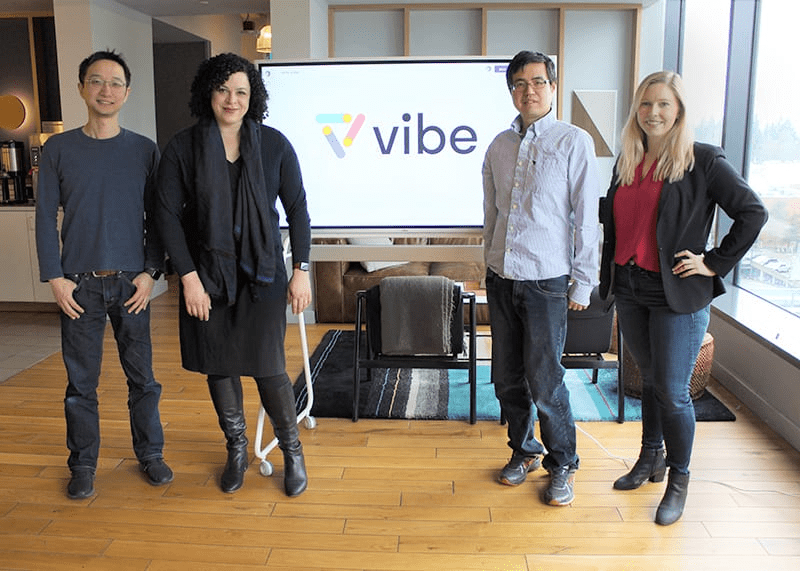 Vibe has created an interactive whiteboard. Photograph courtesy of Vibe. Vibe has created an interactive whiteboard. Photograph courtesy of Vibe.