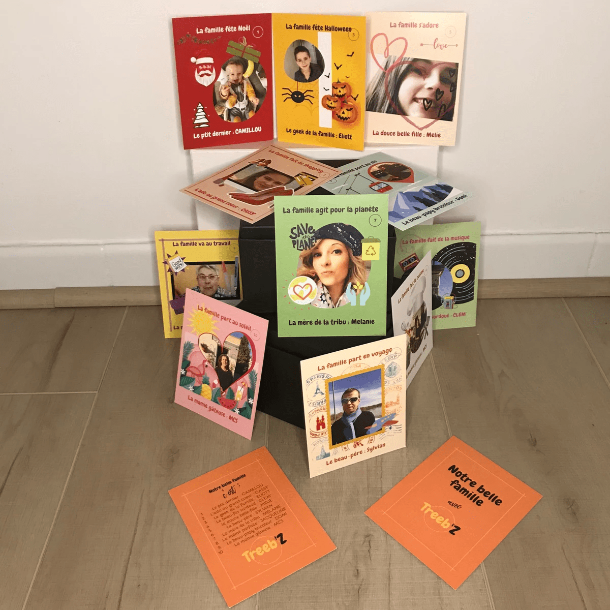 treeb'z jeu de 7 famille personnalisable idée cadeau noël lutte isolement social seniors treeb'z jeu de 7 famille personnalisable idée cadeau noël lutte isolement social seniors