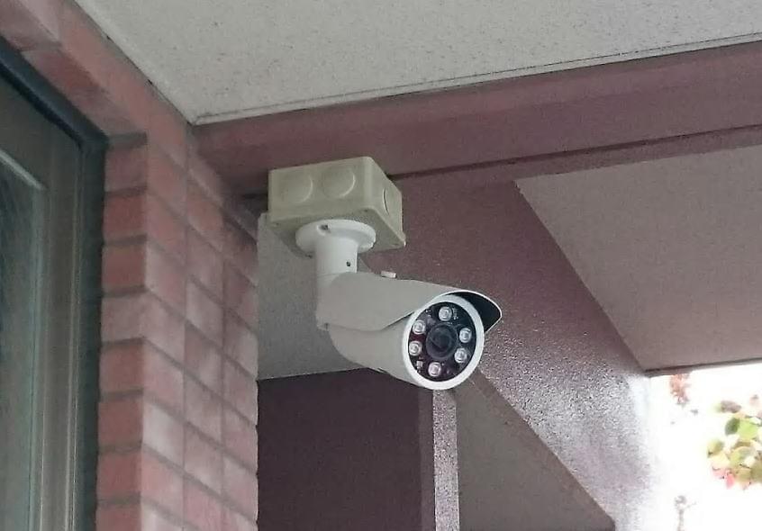 防犯カメラ専用BOXに取付けた参考写真(宮城県仙台市若林区) 防犯カメラ専用BOXに取付けた参考写真(宮城県仙台市若林区)