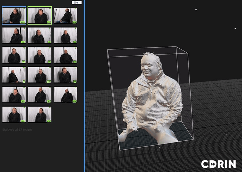 Reconstruction 3D d'un buste en photogramétrie Reconstruction 3D d'un buste en photogramétrie
