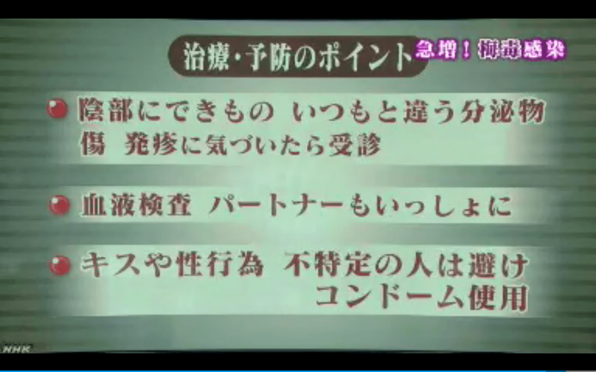 梅毒の治療・予防のポイント 梅毒の治療・予防のポイント