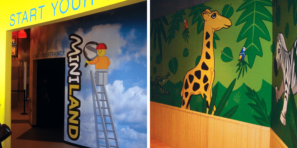 Special Room Wall Murals for Legoland Discovery Center Special Room Wall Murals for Legoland Discovery Center