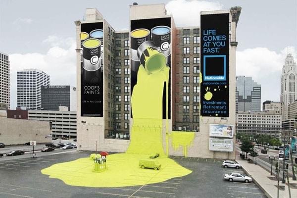 Nationwide Insurance: Life Comes At You Fast Wallscape Nationwide Insurance: Life Comes At You Fast Wallscape