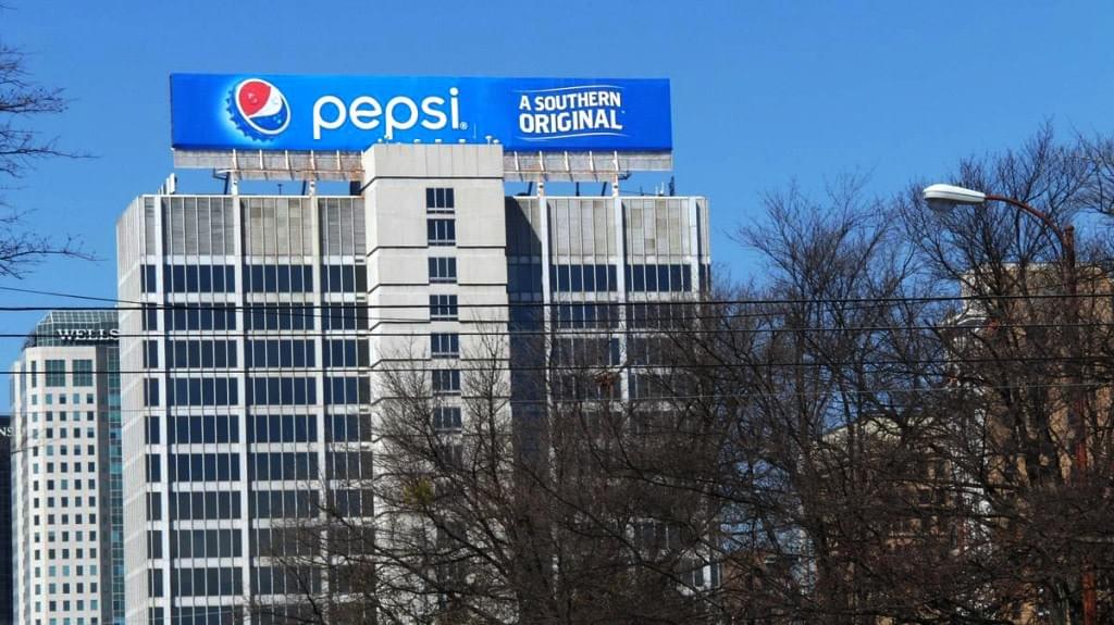 Pepsi Vinyl Billboard in Birmingham Alabama Pepsi Vinyl Billboard in Birmingham Alabama