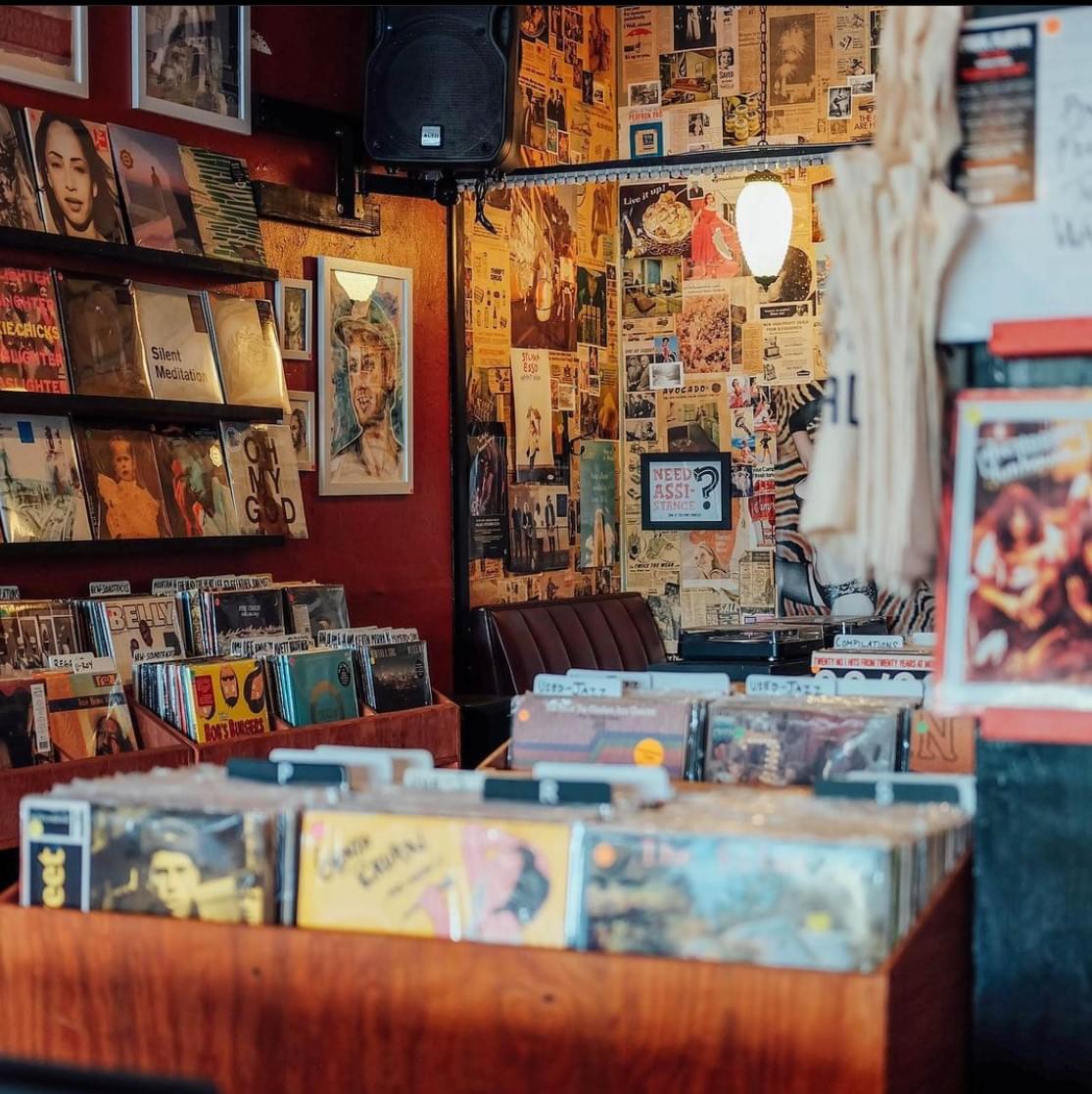 The inside of the small and cozy vinyl store. Taken by Retrofit Records. @ retrofit_records. The inside of the small and cozy vinyl store. Taken by Retrofit Records. @ retrofit_records.