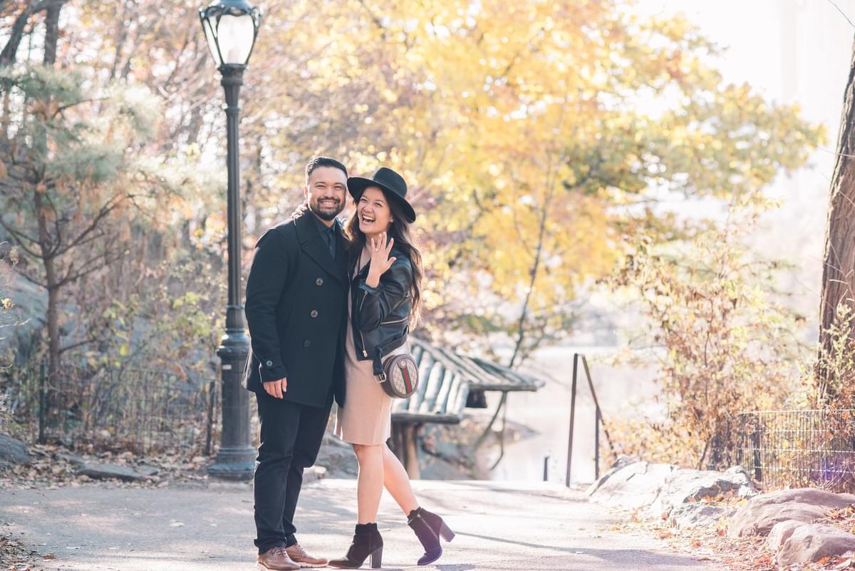 Central Park proposal / 纽约中央公园求婚 / 纽约摄影师 / 求婚成功 / 纽约求婚地点 / Surprise proposal photographer Central Park proposal / 纽约中央公园求婚 / 纽约摄影师 / 求婚成功 / 纽约求婚地点 / Surprise proposal photographer
