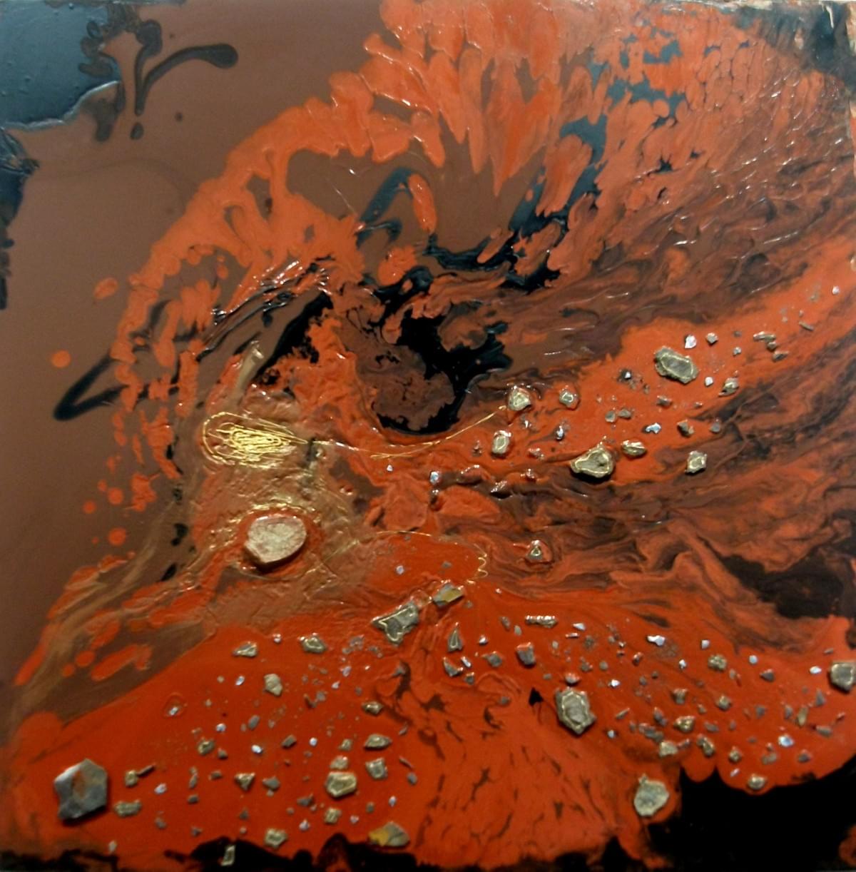 "Gaia". Acrylique, pierre sur toile. 100x100 "Gaia". Acrylique, pierre sur toile. 100x100