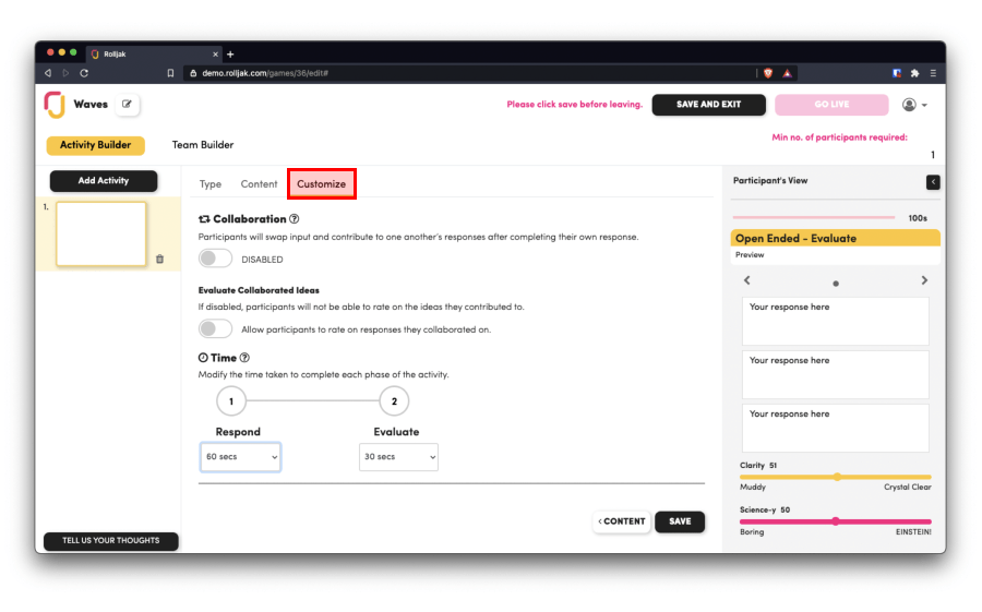 Rolljak enable collaboration Rolljak enable collaboration