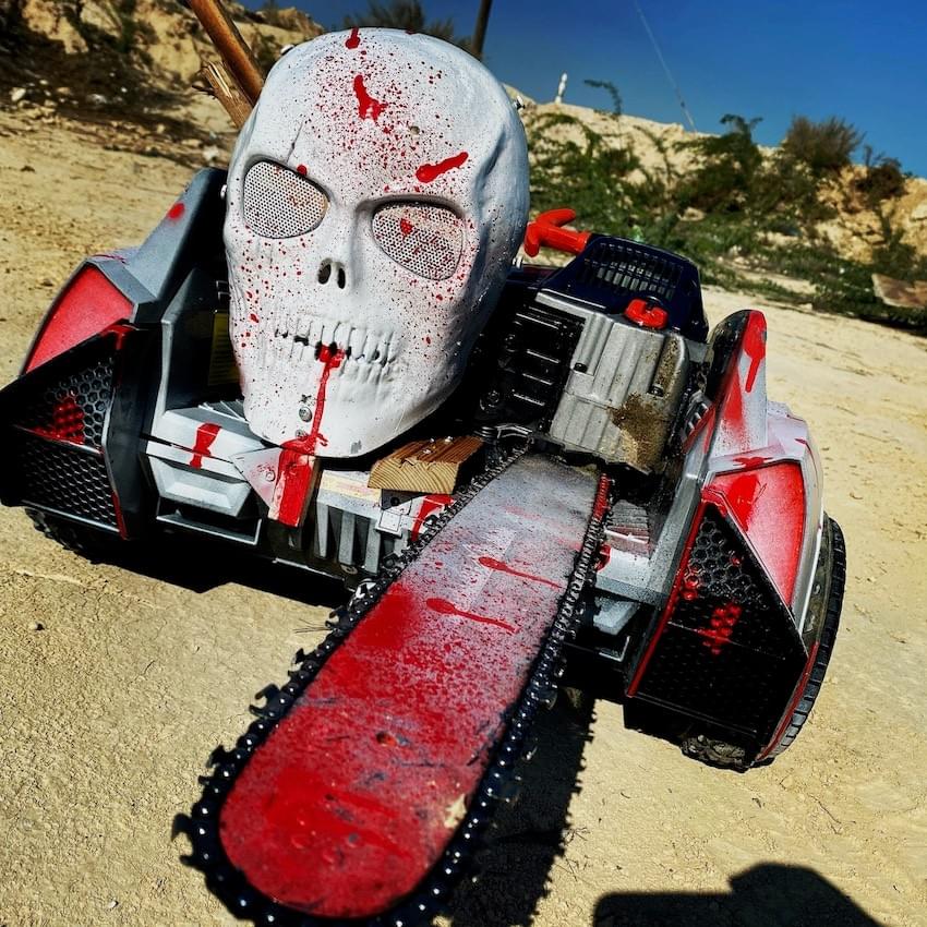 Splatterhouse, my non-working chainsaw car Splatterhouse, my non-working chainsaw car