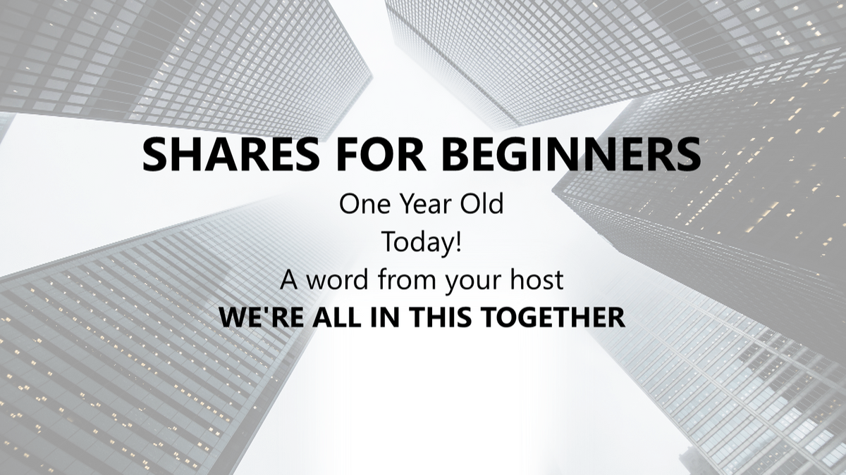 Shares for Beginners - First Birthday Shares for Beginners - First Birthday