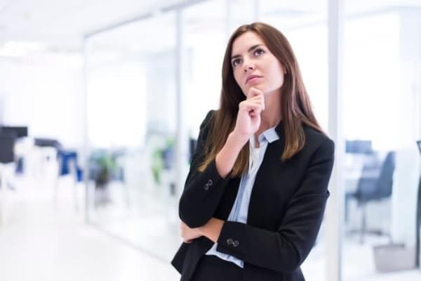 businesswoman thinking businesswoman thinking
